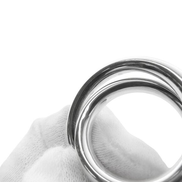 HERMES Caba Cityslide clutchertige Ring Size 56/#16 SV925 - Picture 5 of 8